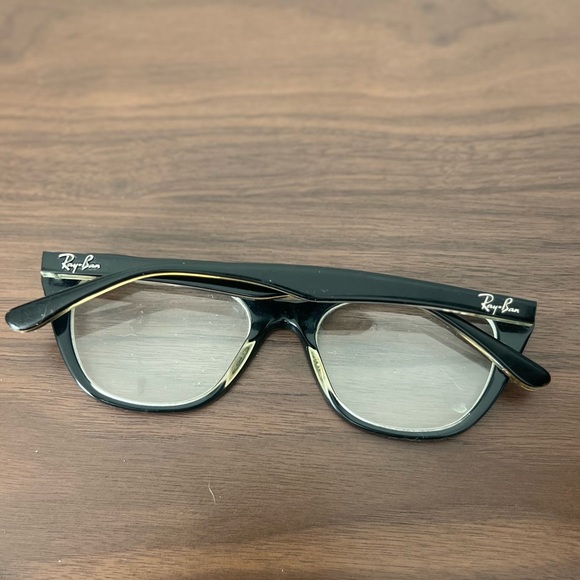 RayBan Eyeglasses Frame Black Cat Eye- USED - Picture 9 of 10